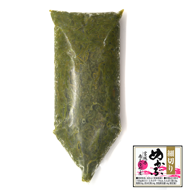 業務用細切りめかぶ1kgの画像
